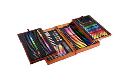 SET BELLAS ARTES 197 PIEZAS MALETIN ABATIBLE MADERA | 1 UNIDADES | (MICHEL PAPELES ESPECIALES)