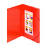 Carpeta Solapas PP Folio Etiqueta Rojo Carchidea