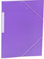Carpetas plásticas con gomas violeta Carchivo para oficina y estudio