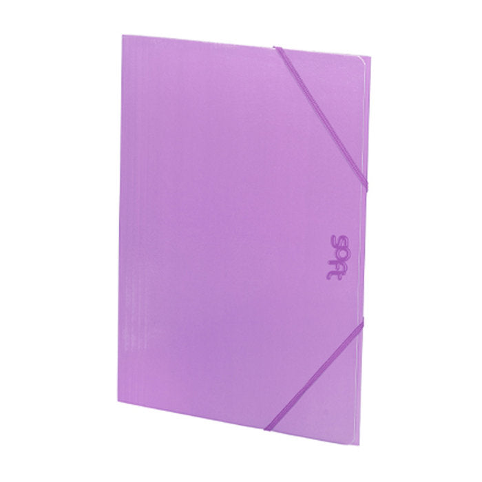 CARPETA SOLAPA FOLIO CARTON BRILLO SOFT MALVA | 1 UNIDADES | (CARCHIDEA, S,L,)