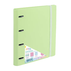 CARPEBLOC FOAM 4 ANILLAS 35MM SOFT PP 100H 4SEP SOBRE VERDE | 1 UNIDADES | (CARCHIDEA, S,L,)