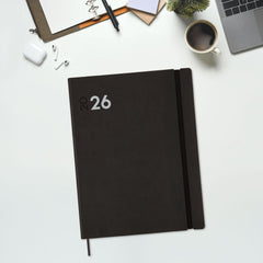 AGENDA ANUAL 2026 MARA Y12 DP NEGRO | FINOCAM
