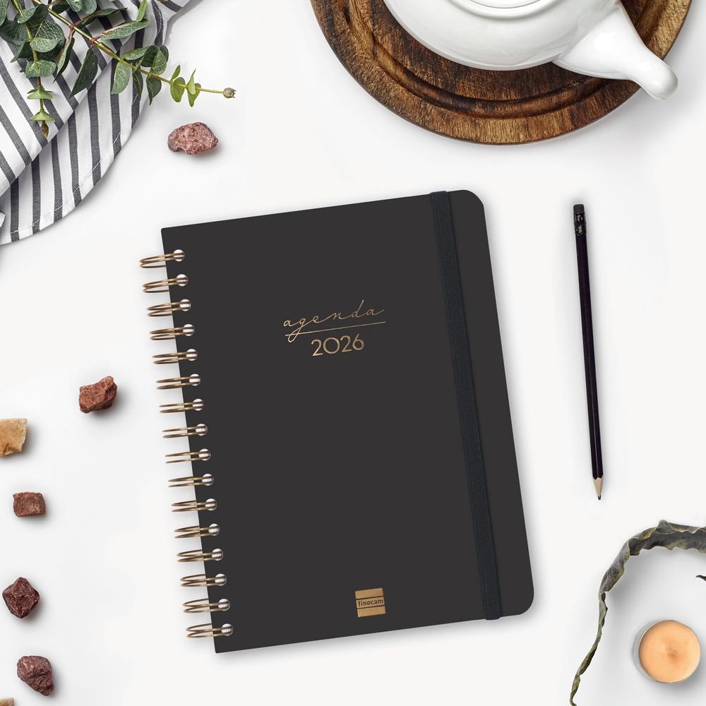 AGENDA ANUAL 2026 ALMA E10 DP NEGRO | FINOCAM