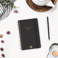 AGENDA ANUAL 2026 ALMA E5 SV NEGRO | FINOCAM