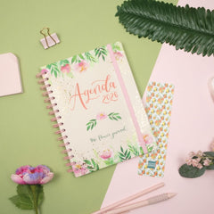 AGENDA ANUAL 2026 THE FLOWER JOURNAL E10 SV ROSA | FINOCAM