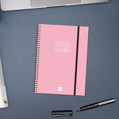 AGENDA ANUAL 2026 OPAQUE E10 SV ROSA | FINOCAM