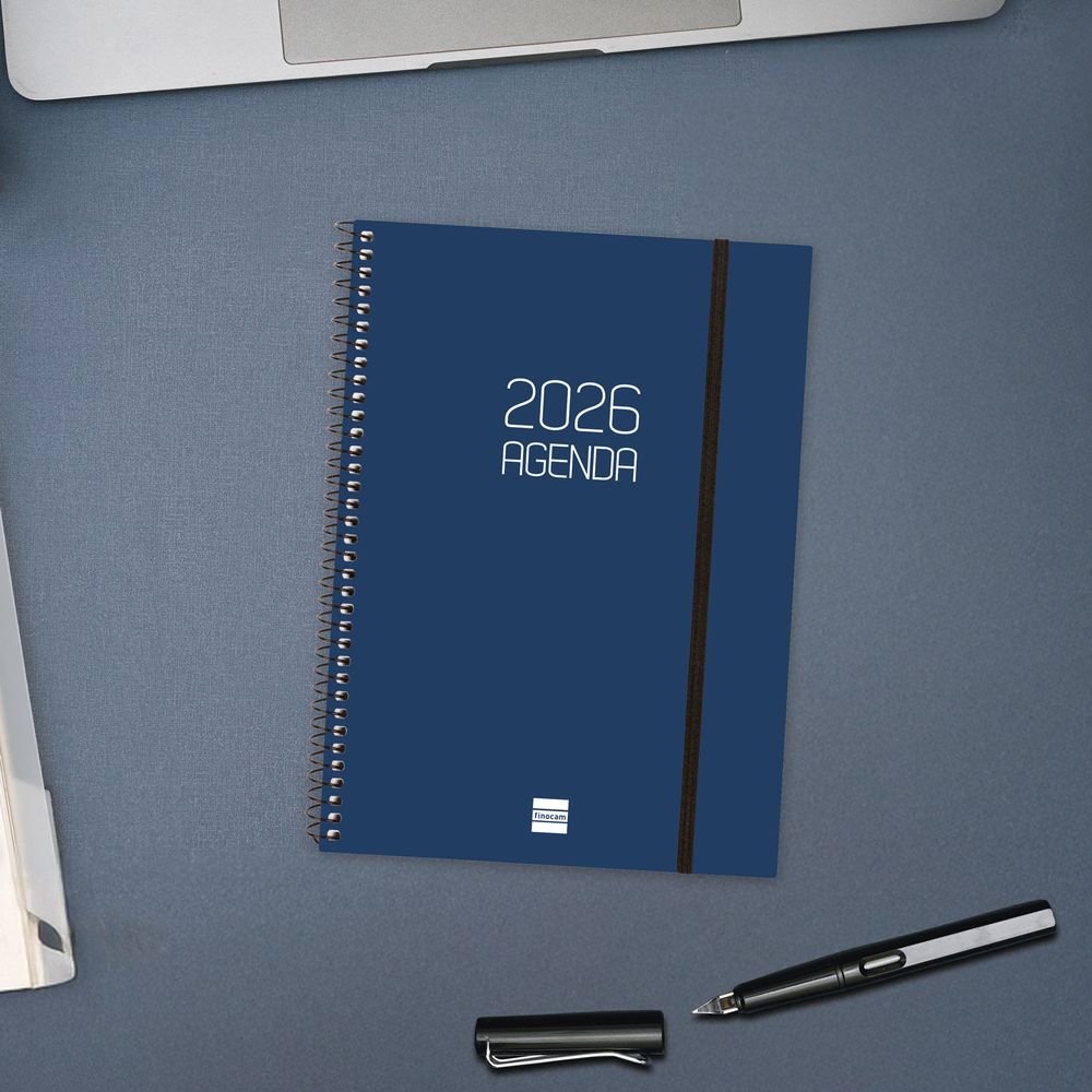 AGENDA ANUAL 2026 OPAQUE E10 SV AZUL | FINOCAM