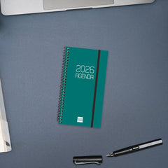 AGENDA ANUAL 2026 OPAQUE E9 SV VERDE | FINOCAM