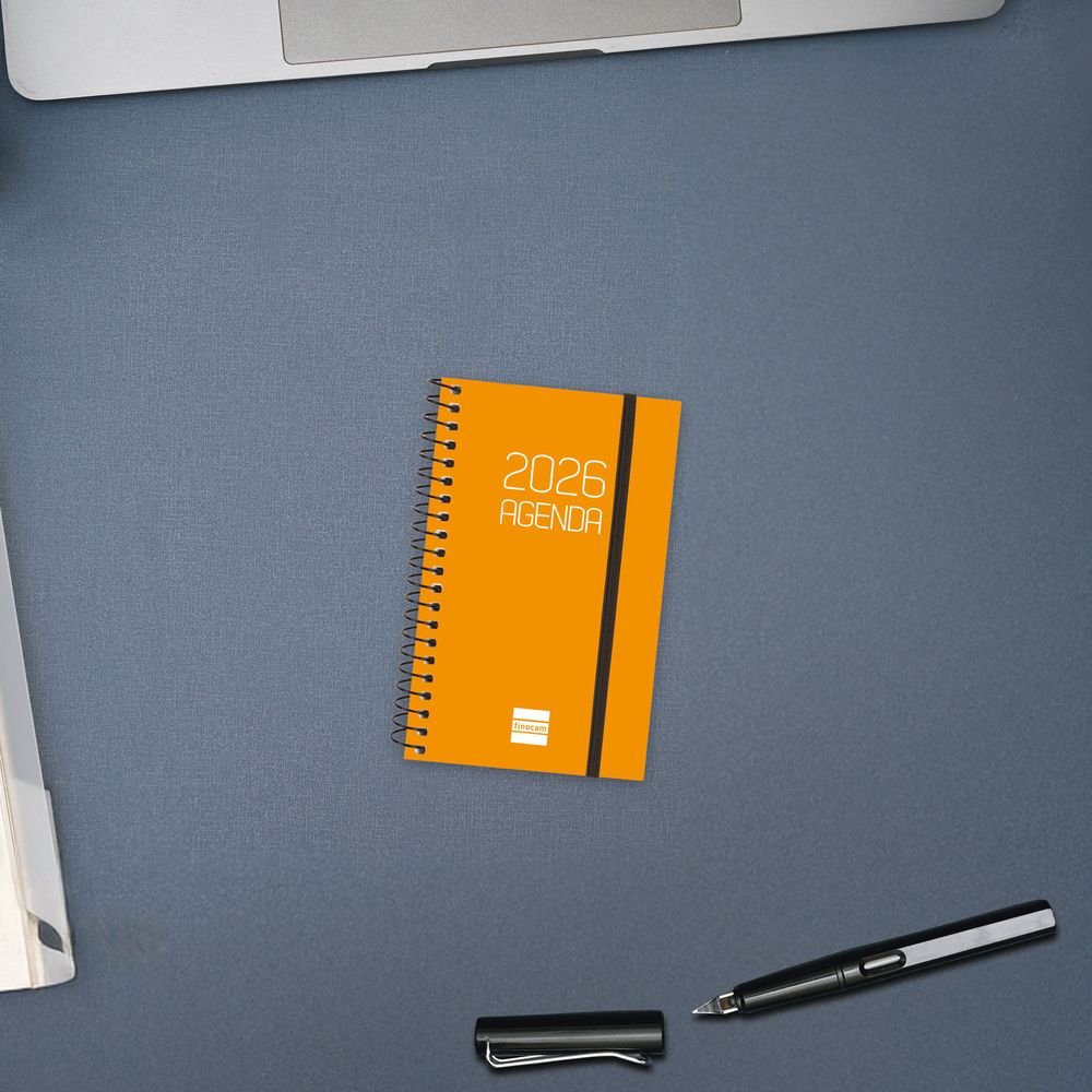 AGENDA ANUAL 2026 OPAQUE E3 SV NARANJA | FINOCAM