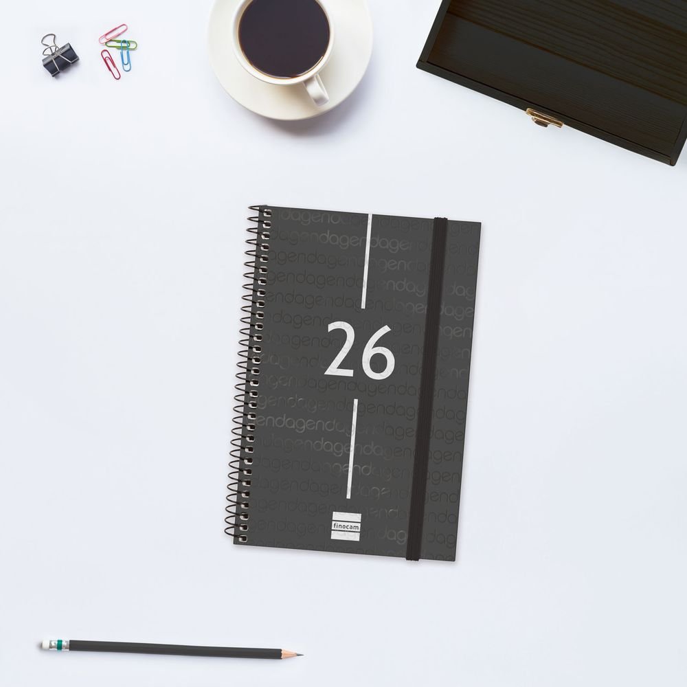 AGENDA ANUAL 2026 YEAR E5 SV NEGRO | FINOCAM