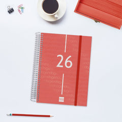AGENDA ANUAL 2026 YEAR E10 DP ROJO | FINOCAM