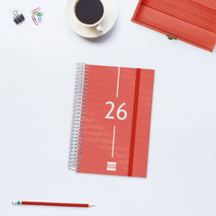 AGENDA ANUAL 2026 YEAR E5 DP ROJO | FINOCAM