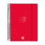 Agenda escolar espiral E10 Dp 26-27 Rojo Finocam