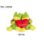 Peluche Pareja Ranas Corazón 18 cm PELUCHES ARTESANIA BEATRIZ