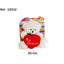 Peluche Osito Lazo y Corazón Te Quiero 20 cm PELUCHES ARTESANIA BEATRIZ