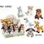 EXPOSITOR 12 ANIMALES BOSQUE SURTIDOS 19CM | PELUCHES ARTESANIA BEATRIZ | ENVASE 12 UDS. UNIDAD | 8423143136528