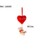 Peluche Corazón Oso Colgante Te Quiero PELUCHES ARTESANIA BEATRIZ