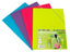 PAQ/4 CARPETA CARTON Fº GOMAS Y SOLAPAS FLUOR SURTIDOS