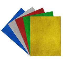 CARTULINA GLITTER 250G 50X65 5H ORO | 5 UNIDADES | (FABRISA)