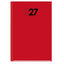 Agenda Anual 2027 Semana Vista Salerno Rojo MYRGA