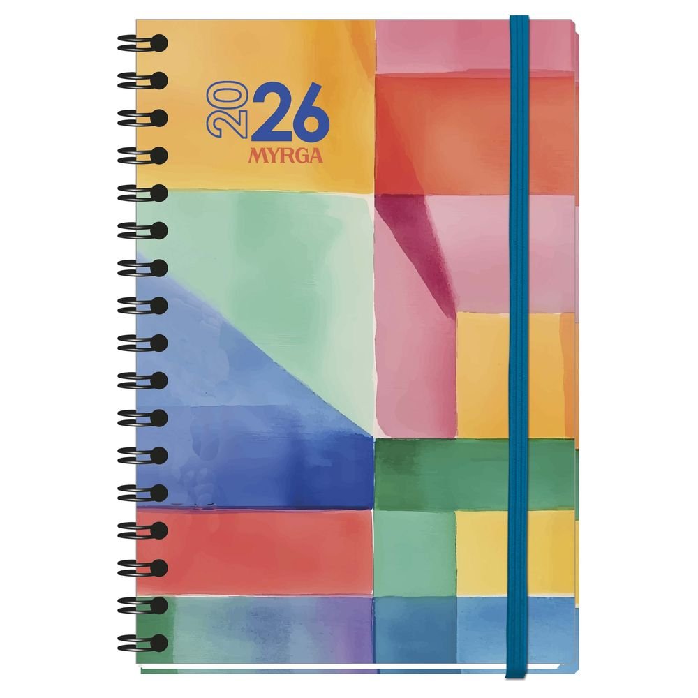 AGENDA ANUAL 2026 LIEBANA COLORS ACUARELA SV | MYRGA