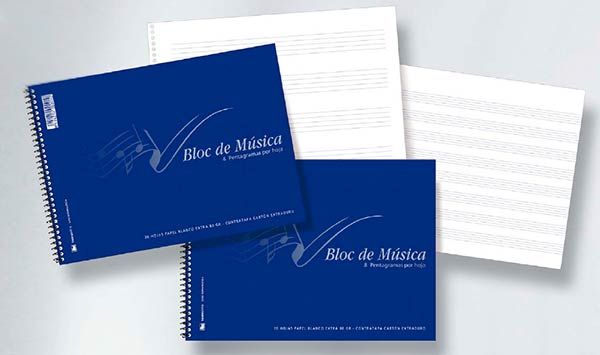 Bloc Espiral Estándar Liso 20H 90g | Manipulados Zorrilla | Cartón | Formato Estándar | Pack 20 Unidades