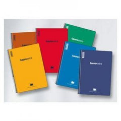 Bloc Espiral Estándar Liso 80H 90g | Manipulados Zorrilla | Cartón | Formato Estándar | Pack 10 Unidades