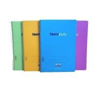 Bloc Espiral Estándar Cuadro 4MM 80H 90g | Manipulados Zorrilla | Polipropileno | Formato Estándar | Pack 8 Unidades