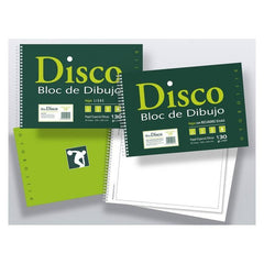 ✅ BLOC DIBUJO FOLIO DISCO 170R CON RECUADRO ESPIRAL