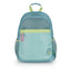 Mochila escolar 41x34 Rejilla Adapt Whisper Verde Agua Gabol