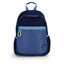 Mochila escolar 41x31 Rejilla Adapt. Whisper Azul Gabol Escolar
