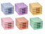 ORGANIZADOR 4 CAJONES DE 5CM CON PORTAETIQUETAS AZUL PASTEL | 1 UNIDADES | (FAIBO)