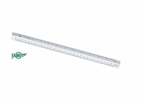 ESCALIMETRO FAIBO 30CM ESCALA 1:100 200 250 300 400 500 | 1 UNIDADES | (FAIBO)