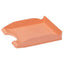 BANDEJA DE PLASTICO APILABLE CON PORTAETIQUETAS NARANJA PAS | FAIBO | ENVASE 10 UDS. UNIDAD | 8425901671258