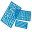 PLANTILLA ROTULAR 280 10MM | 20 UNIDADES | (FAIBO)