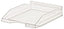 C/10 bandeja sobremesa plastico trasparente cristal 350x250x65mm.