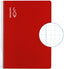 Bloc folio 50H 70 g Cuadricula 8x8 Rojo EscoLofi Pack 5