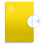 Libreta A4 50h Montessori Escolofi amarillo (pack 10)