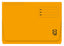 SUBCARPETA CON BOLSA Y SOLAPA FOLIO 320G NARANJA | 25 UNIDADES | (GIO)