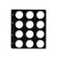 FUNDA MONEDAS 12 ALOJAMIENTOS DIAMETRO DE 42MM | PARDO | ENVASE 5 UDS. UNIDAD | 8428143751900