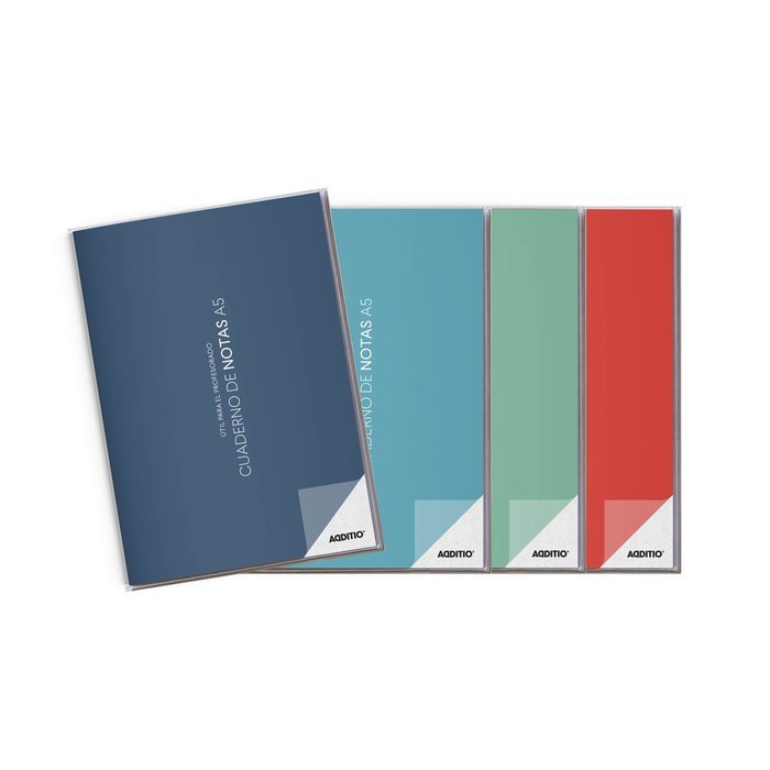 Bloc Espiral Estándar Liso 90g | Additio | Cartón | Formato Estándar | Pack 1 Unidades