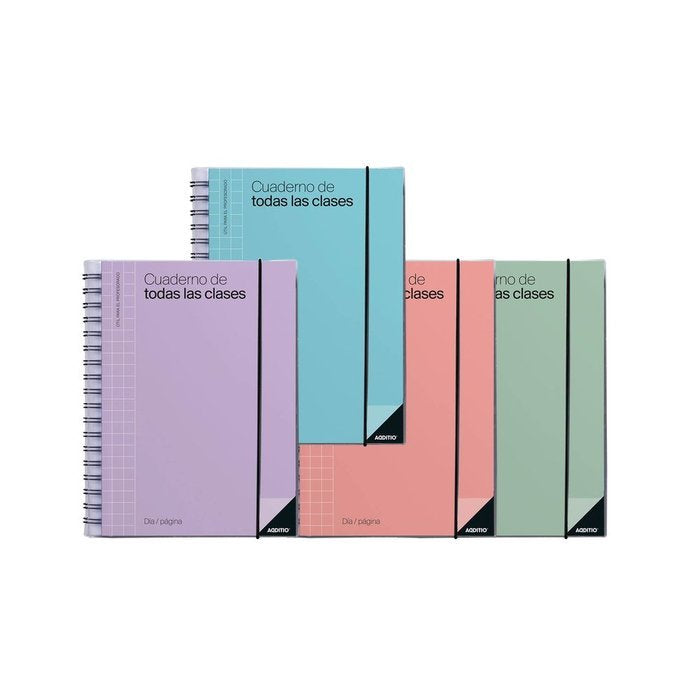 Bloc Espiral Estándar Liso 90g | Additio | Cartón | Formato Estándar | Pack 1 Unidades