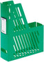 Revistero plástico verde Archivo 2000 para organización