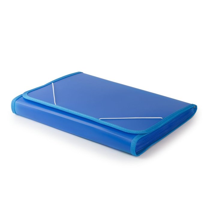 CLASIFICADOR FUELLE A4 CON RIBETE 13 COMPARTIMENTOS AZUL | 1 UNIDADES | (PRYSE, S,A,)