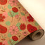 Papel regalo bobina 31 cm 2 kg Kraft flores WONDER WRAPPER
