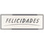 Etiquetas Plata Felicidades Rollo 300U 50x18 WONDER WRAPPER