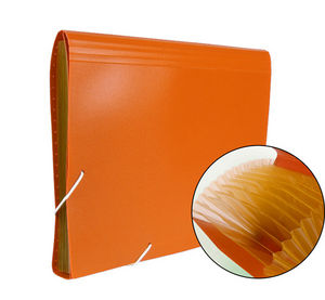 CARPETA CLASIFICADORA FUELLE A4 13DPTO NARANJA | 1 UNIDADES | (PRYSE, S,A,)