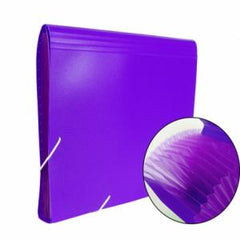 CARPETA CLASIFICADORA FUELLE A4 13DPTO LILA | 1 UNIDADES | (PRYSE, S,A,)
