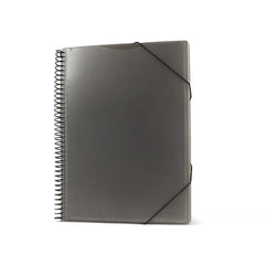 CARPETA ESPIRAL 60 FUNDAS A4 CON BOLSILLO NEGRA | 1 UNIDADES | (PRYSE, S,A,)