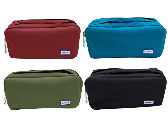 PORTATODO DOBLE CREMALLERA RECTANGULAR LISO | LAGART